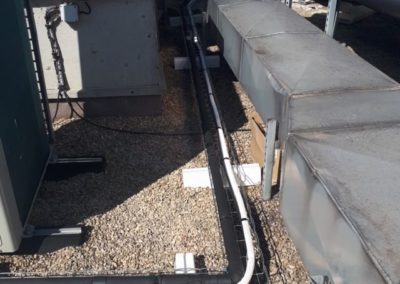 Raccordements des VRV et passages des tubes